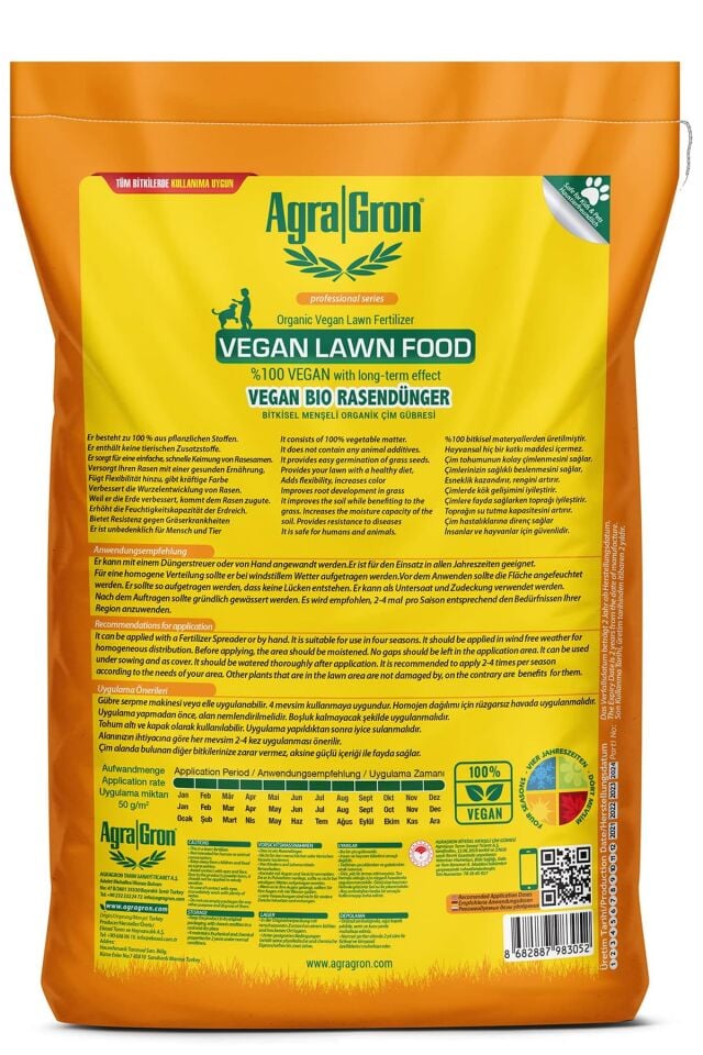 Agragron Organik  Çim Gübresi 20 kg